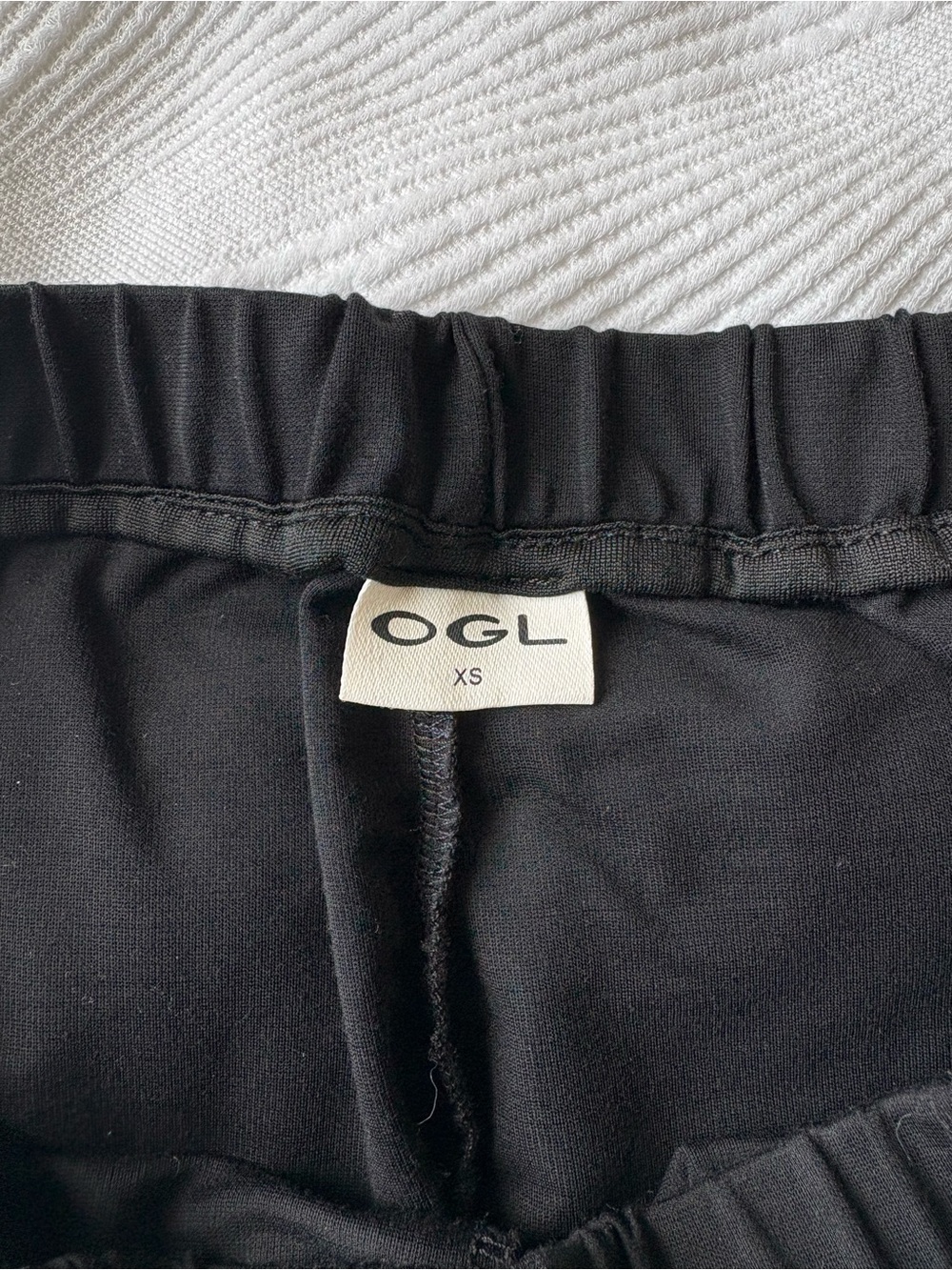 OGL Wide-Leg Palazzo Pants in Black - Picture 7 of 7